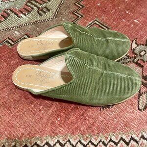 Green Corduroy El Paso Sabah Baba Women's Size 38